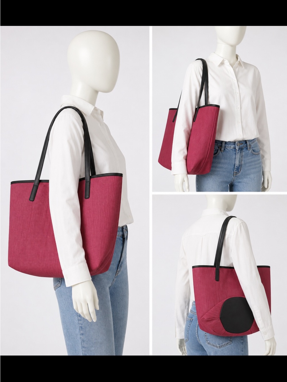 NEIMAN MARCUS EXTRA LARGE TOTE SHOPPER HANDBAG WEEKENDER BAG NEW